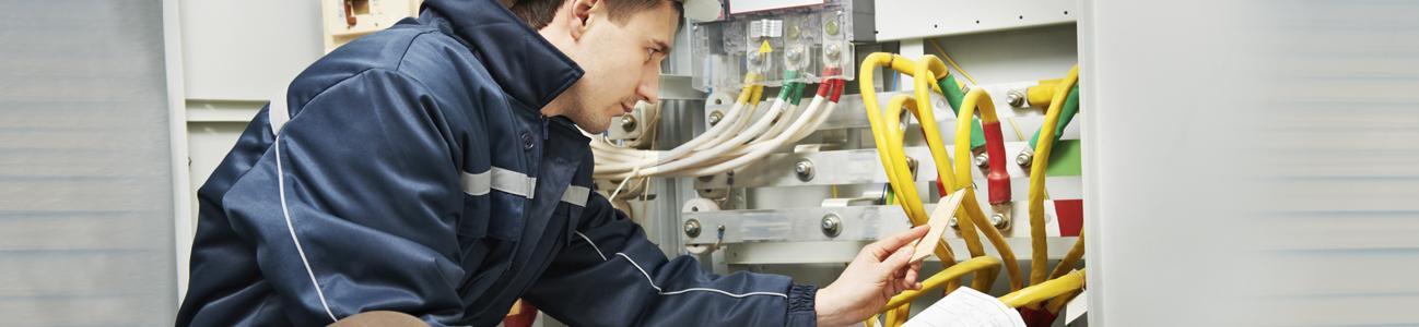 Electrical page banner